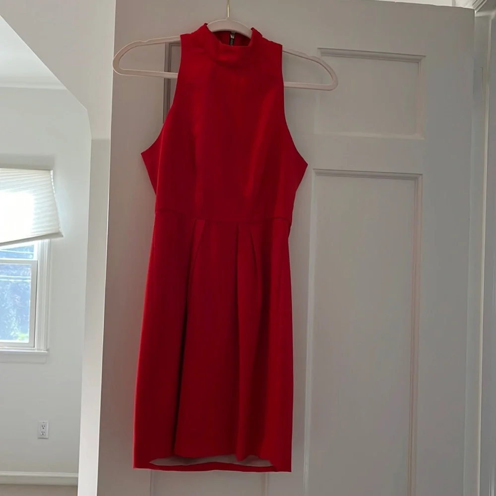 Mini red holiday cocktail dress! - Picture 1 of 3